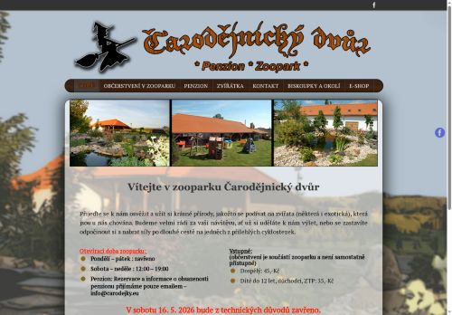 Zobrazit webové stránky Zoopark Čarodějnický dvůr Biskoupky