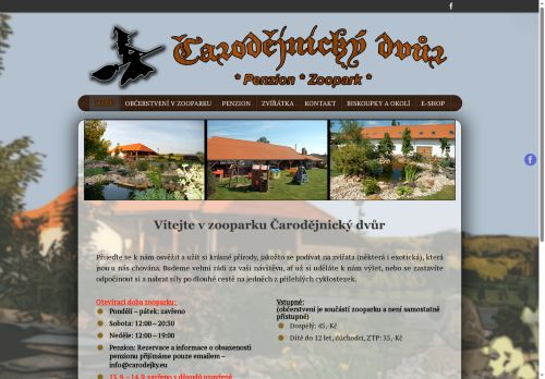 Zobrazit webové stránky Zoopark Čarodějnický dvůr Biskoupky