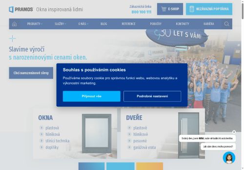 Zobrazit webové stránky PRAMOS, a.s. - pobočka Židlochovice