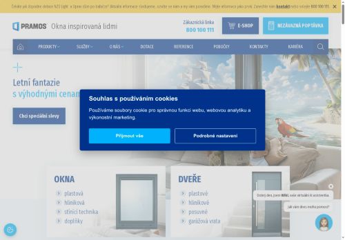 Zobrazit webové stránky PRAMOS, a.s. - pobočka Hustopeče
