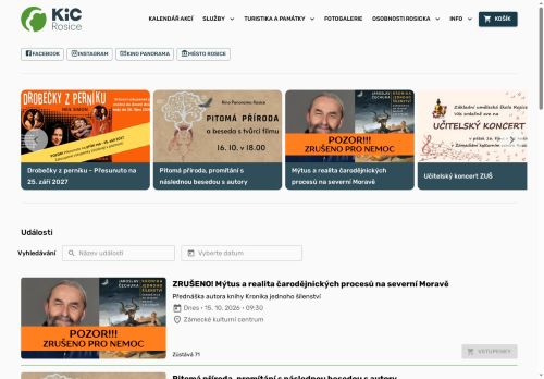 Zobrazit webové stránky Kulturní informační centrum Rosice