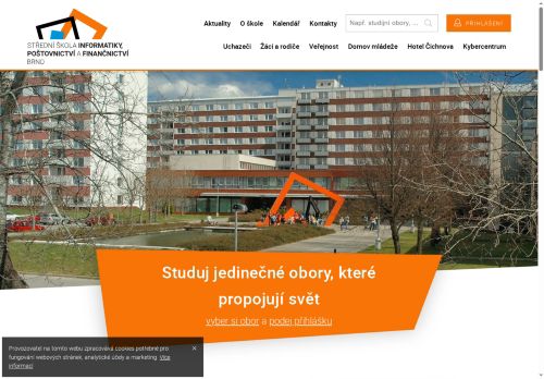 Střední škola informatiky, poštovnictví a finančnictví Brno, příspěvková organizace nabízí práci na pozici Uklízeč/ka v obci Brno