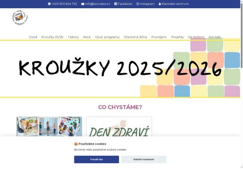 Zobrazit webové stránky Středisko volného času Rosice