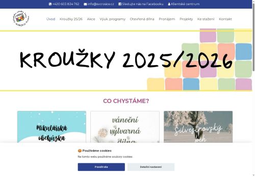 Zobrazit webové stránky Středisko volného času Rosice