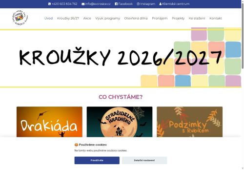 Zobrazit webové stránky Středisko volného času Rosice