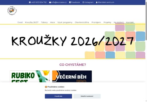 Zobrazit webové stránky Středisko volného času Rosice
