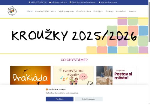Zobrazit webové stránky Středisko volného času Rosice
