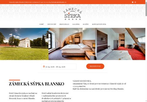 Zobrazit webové stránky Zámecká sýpka Blansko