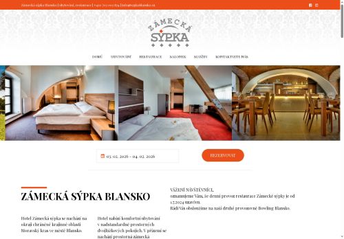 Zobrazit webové stránky Zámecká sýpka Blansko