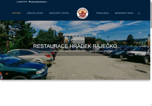 Zobrazit webové stránky Restaurace Hrádek Ráječko