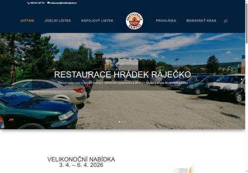 Zobrazit webové stránky Restaurace Hrádek Ráječko