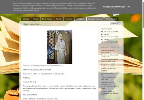 Zobrazit webové stránky Městská knihovna Rosice