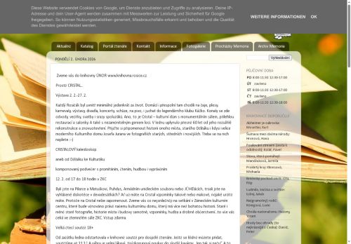 Zobrazit webové stránky Městská knihovna Rosice