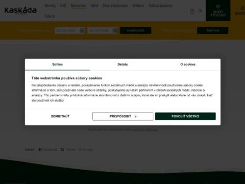 Restaurace  a hotel Kaskáda