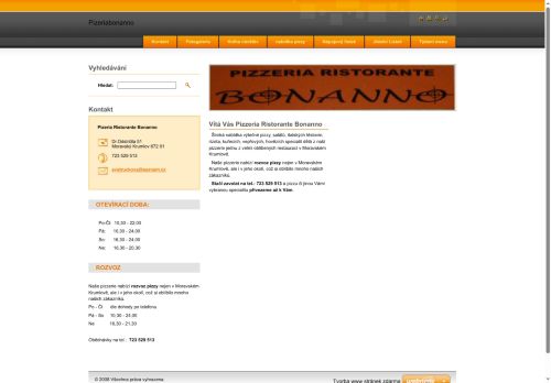 Zobrazit webové stránky Pizzeria Bonanno