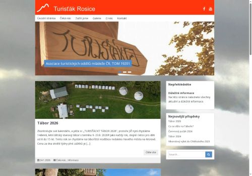 Zobrazit webové stránky Turisťák Rosice