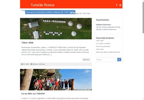 Zobrazit webové stránky Turisťák Rosice