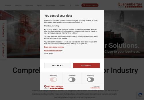 Quehenberger Transport & Logistics CZE s.r.o. nabízí práci na pozici řidiči MKD v obci Praha