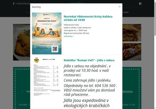 Zobrazit webové stránky Restaurace Park Pohořelice