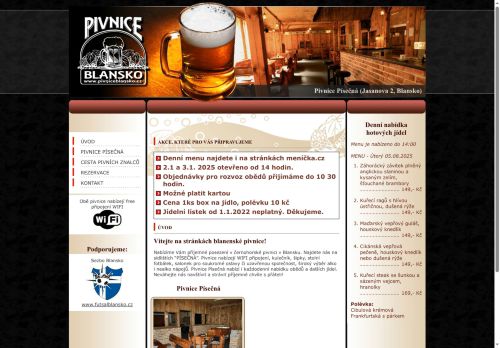 Zobrazit webové stránky Pivnice Blansko