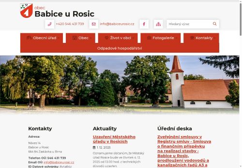 Zobrazit webové stránky Babické písničky