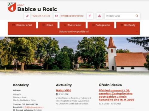 Obecní úřad Babice u Rosic