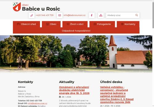 Zobrazit webové stránky Babické písničky