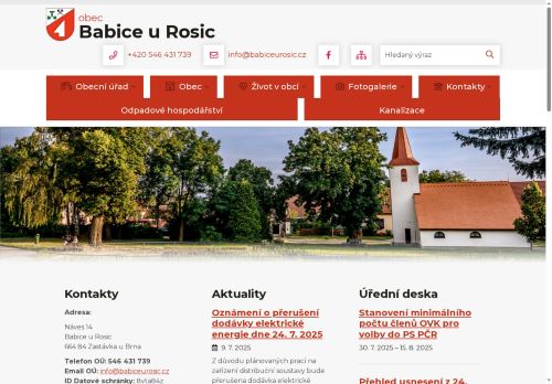 Zobrazit webové stránky Babické písničky
