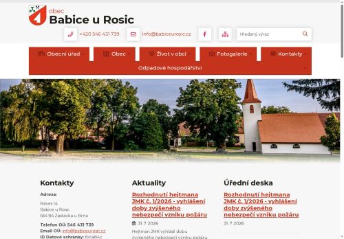 Zobrazit webové stránky Babické písničky