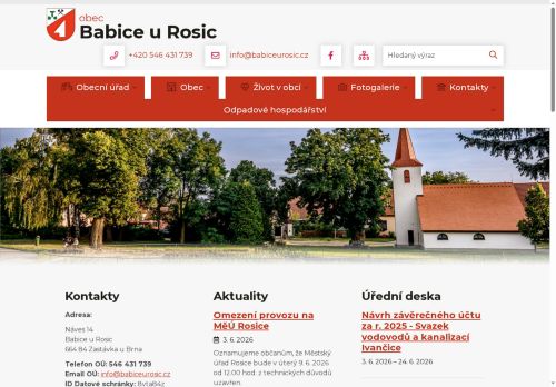 Zobrazit webové stránky Babické písničky