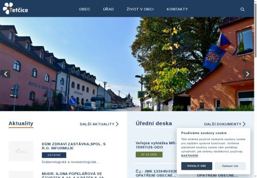 Zobrazit webové stránky Obecní úřad Tetčice