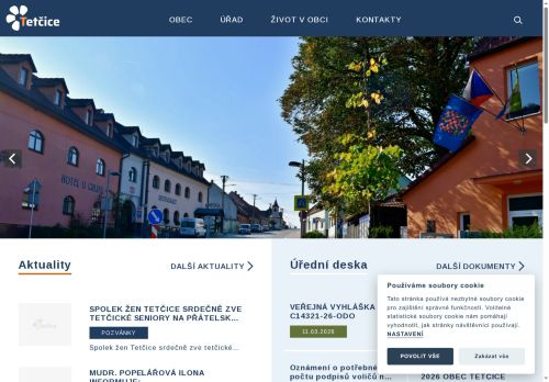 Zobrazit webové stránky Obecní úřad Tetčice