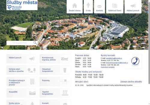 Zobrazit webové stránky Služby města Moravský Krumlov, p.o.