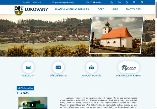 Zobrazit webové stránky Obecní úřad Lukovany