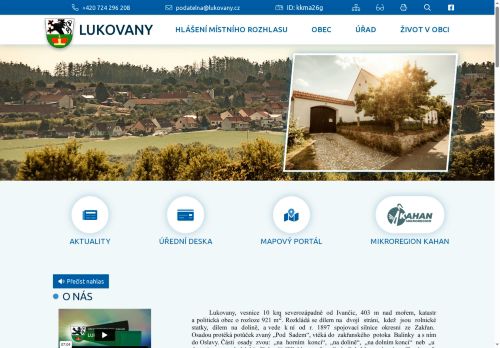 Zobrazit webové stránky Obecní úřad Lukovany