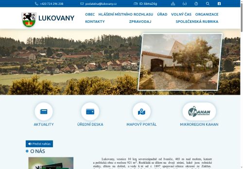 Zobrazit webové stránky Obecní úřad Lukovany