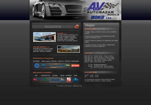 Zobrazit webové stránky A+V Autobazar (Laukar, s.r.o.)