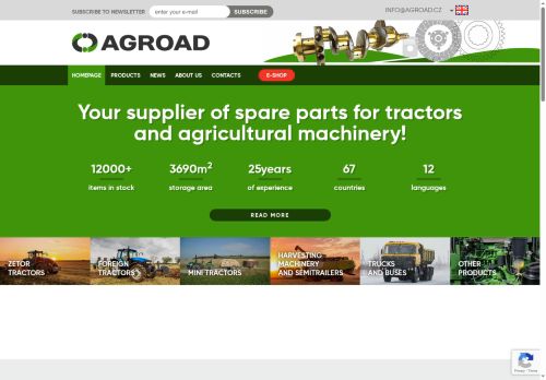 AGROAD, s.r.o. nabízí práci na pozici Obchodní manažer (m/ž) v obci Kuřim