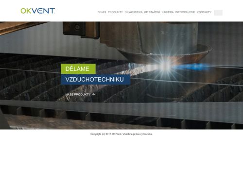 OK Vent a.s. nabízí práci na pozici dělník pro výrobu vzduchotechnického potrubí v obci Brno