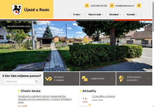 Zobrazit webové stránky Obecní úřad Újezd u Rosic