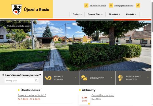 Zobrazit webové stránky Obecní úřad Újezd u Rosic