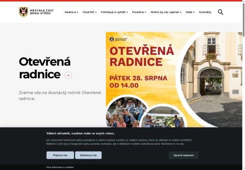 Webové stránky Statutární město Brno, Brno