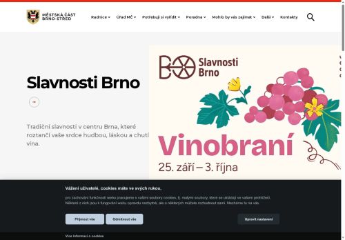 Statutární město Brno nabízí práci na pozici Organizační pracovník/pracovnice na Vánočních trzích 2026 v obci Brno