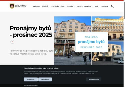 Webové stránky Statutární město Brno, Brno