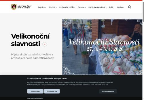 Webové stránky Statutární město Brno, Brno