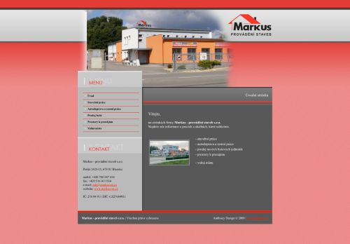 Zobrazit webové stránky Markus - provádění staveb s.r.o.