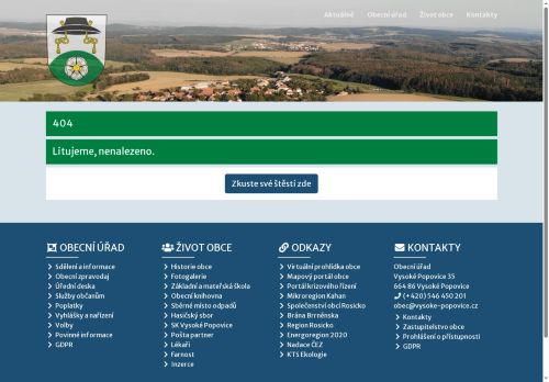 Zobrazit webové stránky Obecní úřad Vysoké Popovice