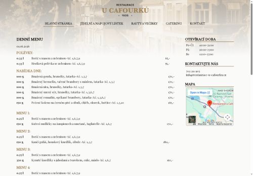 Zobrazit webové stránky Restaurace u Cafourků