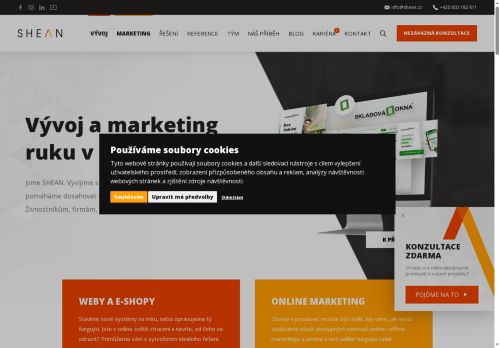 Zobrazit webové stránky Shean s.r.o.
