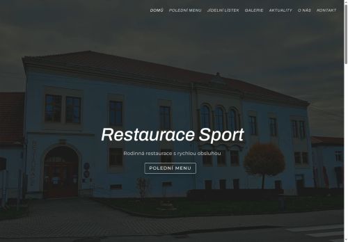Zobrazit webové stránky Restaurace Sport Drnovice